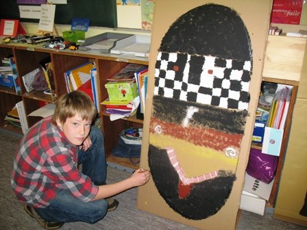 kunstprojektwoche 2009 masken becker 3